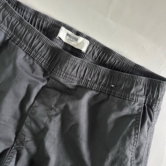 Hollister Drawstring Waist Chino Pants - L - Charcoal - Picture 2 of 5